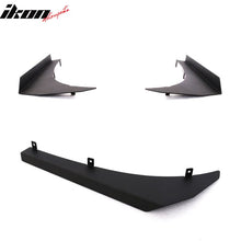 Load image into Gallery viewer, Universal 16"x 6.5"x13" Ikon Style Front Bumper Canards Aluminum
