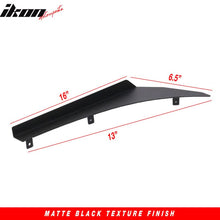 Load image into Gallery viewer, Universal 16"x 6.5"x13" Ikon Style Front Bumper Canards Aluminum