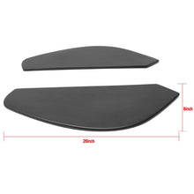 Load image into Gallery viewer, Universal 26"x8" Ikon Style Front Rear Bumper Side Skirt Extensions