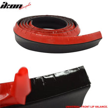 Load image into Gallery viewer, Universal 100in Foam Front Bumper Lip Splitter Spoiler Valance Chin