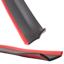 Load image into Gallery viewer, Universal 100" Inch Type 1 Front Bumper Lip Spoiler Black Red Trim