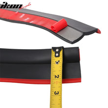 Load image into Gallery viewer, Universal 100" Red Trim Front Lip Splitter Quick Chin Rubber Foam