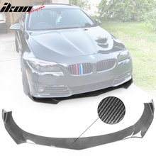 Load image into Gallery viewer, Universal 62"-66" Adjustable B Style CF Print Front Bumper Lip 3PCS
