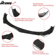 Load image into Gallery viewer, Universal 62"-66" Adjustable B Style Front Bumper Lip 3PC