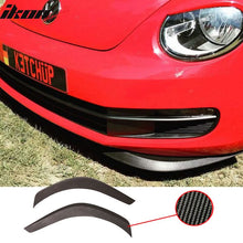 Load image into Gallery viewer, 2011-2017 Beetle Carbon Fiber Print Front Rear Bumper Lip Splitter