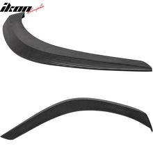 Load image into Gallery viewer, Universal 27x9" Carbon Fiber Print Front Rear Bumper Lip Splitter 2PCS