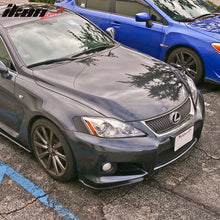 Load image into Gallery viewer, 2006-2014 Lexus IS250 IS350 ISF Ikon Style Front Bumper Lip 2 Piece PP