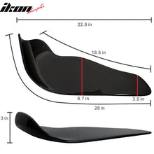 Load image into Gallery viewer, Universal Type 2 Front Bumper Lip Splitter Winglet Carbon Fiber