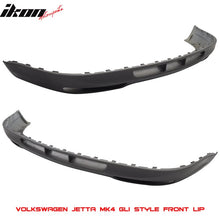 Load image into Gallery viewer, 1999-2005 VW Jetta MK4 GLI Style Unpainted Front Bumper Lip Spoiler PU
