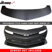 Load image into Gallery viewer, 2014-2015 Chevrolet Camaro V1 Front Bumper Lip Splitter Carbon Fiber