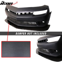 Load image into Gallery viewer, 2014-2015 Chevrolet Camaro V1 Front Bumper Lip Splitter Carbon Fiber
