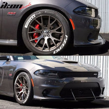 Load image into Gallery viewer, Fits 15-23 Charger SRT8 392 Scat Pack CF Front Lip &amp; Splitter Rod
