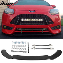 Load image into Gallery viewer, 2013-2014 Ford Focus Front Bumper Lip Matte Black PP &amp; Rods CF