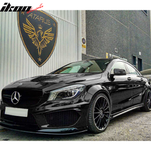 Load image into Gallery viewer, 2014-2016 Benz CLA Class Front Splitter w/ Rods &amp; Hardware Matte