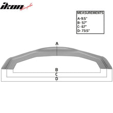 Load image into Gallery viewer, Universal RB 68x20in PP Front Bumper Lip &amp; CF Splitter Rod