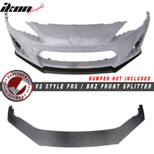 Load image into Gallery viewer, 2013-2016 Scion FRS Subaru BRZ Front Bumper Lip Carbon Fiber