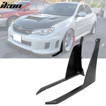 Load image into Gallery viewer, 2011-2014 Subaru WRX STI V6 Front Bumper Splitters Winglets PU 2PCS
