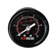 Load image into Gallery viewer, BLOX Racing Liquid-Filled Fuel Pressure Gauge 0-100psi