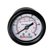 Load image into Gallery viewer, BLOX Racing Liquid-Filled Fuel Pressure Gauge 0-100psi
