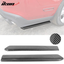 Load image into Gallery viewer, 2010-2014 Ford Mustang Rear Bumper Side Splitters 2PC Carbon Fiber