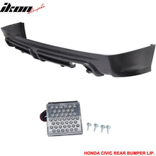 Load image into Gallery viewer, 2006-2011 Honda Civic Mugen RR Dual Outlet Rear Bumper Lip Spoiler PP