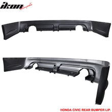 Load image into Gallery viewer, 2006-2011 Honda Civic Mugen RR Dual Outlet Rear Bumper Lip Spoiler PP