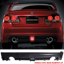 Load image into Gallery viewer, 2006-2011 Honda Civic Mugen RR Dual Outlet Rear Bumper Lip Spoiler PP