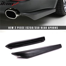 Load image into Gallery viewer, 2006-2013 Lexus IS250 IS350 4Dr Unpainted Rear Aprons Splitter Spats
