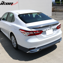 Load image into Gallery viewer, 2018-2024 Toyota Camry LE Rear Bumper Lip Diffuser With Chrome Trim