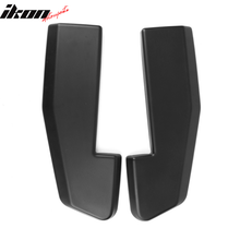 Load image into Gallery viewer, Universal V1 Style Matte Black 2PCS Rear Bumper Lip Splitters Guard PP