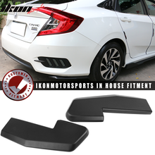 Load image into Gallery viewer, Universal V1 Sanded Black Rear Bumper Splitter Lip With 8 Screws PP