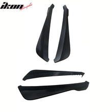 Load image into Gallery viewer, Universal V1 Style Unpainted 2PC Rear Bumper Lip Diffuser Splitters PP