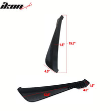 Load image into Gallery viewer, Universal V1 Style Unpainted 2PC Rear Bumper Lip Diffuser Splitters PP