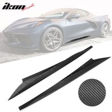 Load image into Gallery viewer, 2020-2025 Chevy Corvette C8 Z51 Style Carbon Fiber CF Side Skirts 2PCS