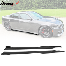 Load image into Gallery viewer, 2015-2023 Dodge Charger 86.5" V1 Side Skirts Extension Rocker Panel PP
