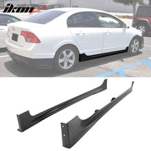 Load image into Gallery viewer, 2006-2011 Honda Civic Sedan Mugen Style Unpainted Side Skirts PP
