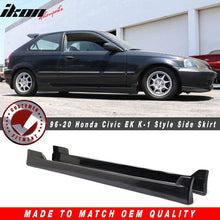 Load image into Gallery viewer, 1996-2000 Honda Civic 2Dr 3Dr K1 CS Style Side Skirts Panel ABS