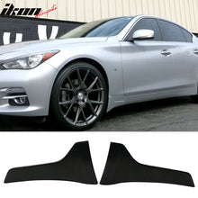 Load image into Gallery viewer, 2014-2023 Infiniti Q50 Unpainted 2PC Front Splash Guard Side Skirts PU