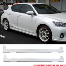 Load image into Gallery viewer, 2011-2013 Lexus CT200H TM Type Unpainted  Side Skirts Rocker Pannel PP