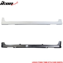 Load image into Gallery viewer, 2011-2013 Lexus CT200H TM Type Unpainted  Side Skirts Rocker Pannel PP