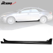 Load image into Gallery viewer, 2013-2018 Lexus ES350 ES300 Unpainted Black Side Skirts Extensions PP