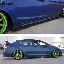 Load image into Gallery viewer, 78"x3" Universal Side Skirt Extension Flat Bottom Lip Rocker Panel