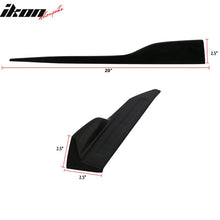 Load image into Gallery viewer, Universal V4 Side Skirts Winglet Wind Blades Rocker Splitter PU 2PC