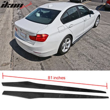 Load image into Gallery viewer, 2012-2018 BMW 3 Series F30 CF Flat Bottom Line Side Skirt Extension