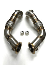 Load image into Gallery viewer, Competition Series Catless Downpipes for 2019+ M550i/750i/M850i/X5 M50i/X6 M50i/X7 M50i N63 Engine