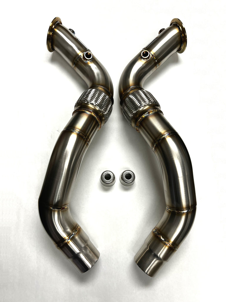 Competition Series Catless Downpipes for 2015-19 X5M & X6M S63 Engine