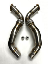 Load image into Gallery viewer, Competition Series Catless Downpipes for 2019+ M550i/750i/M850i/X5 M50i/X6 M50i/X7 M50i N63 Engine