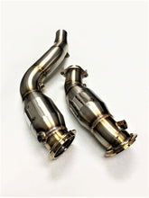 Load image into Gallery viewer, Sports Series High Flow Catted Downpipes 2015-20 M2 Competition/M3/M4 S55 Engine