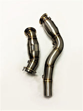 Load image into Gallery viewer, Sports Series High Flow Catted Downpipes 2015-20 M2 Competition/M3/M4 S55 Engine