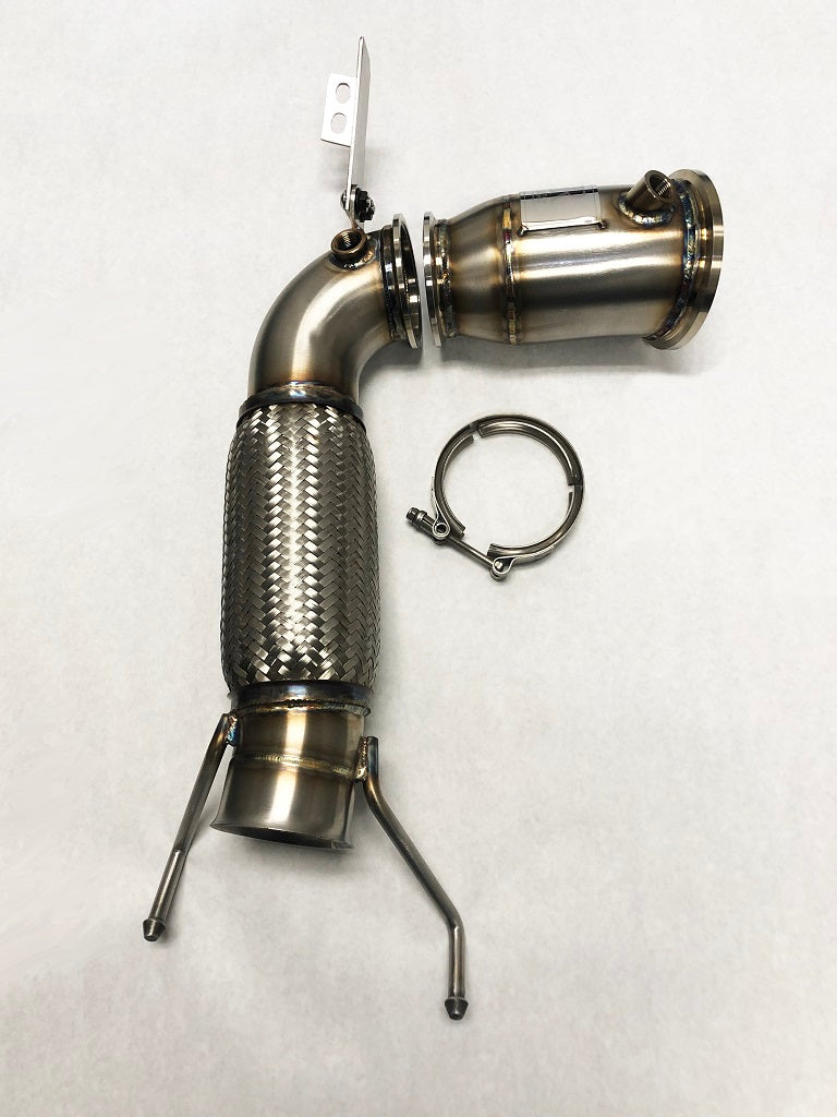 Competition Series 4" Catless Downpipe for the 2016+ X1/X2/2 Series Gran Coupe B48 EU/Asia Spec (4 Cylinder) Engine